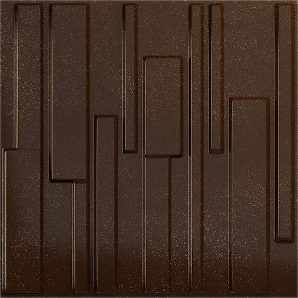 Ekena Millwork 19 5/8in. W x 19 5/8in. H Wigan EnduraWall Decorative 3D Wall Panel Covers 2.67 Sq. Ft. WP20X20WGAMB - main